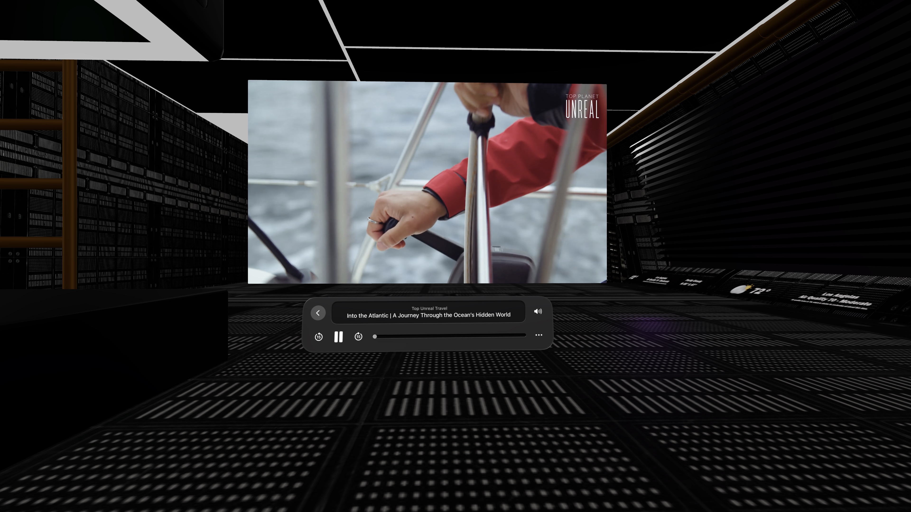 Cyber Loft environment,cyberpunk apartment with LED walls and metallic floors