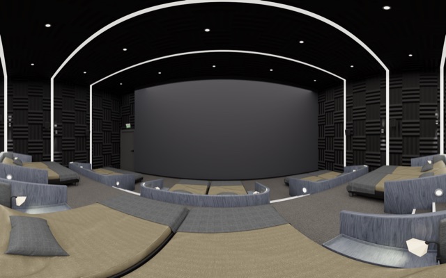Bed Cinema space
